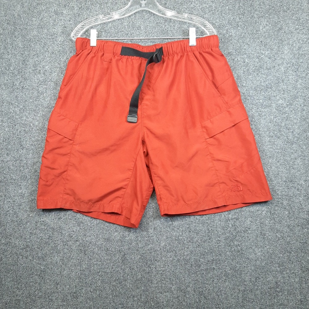The North Face Belted Cargo Shorts TN8V/TB8V 34 Orange Mens Hiking Gorpcore